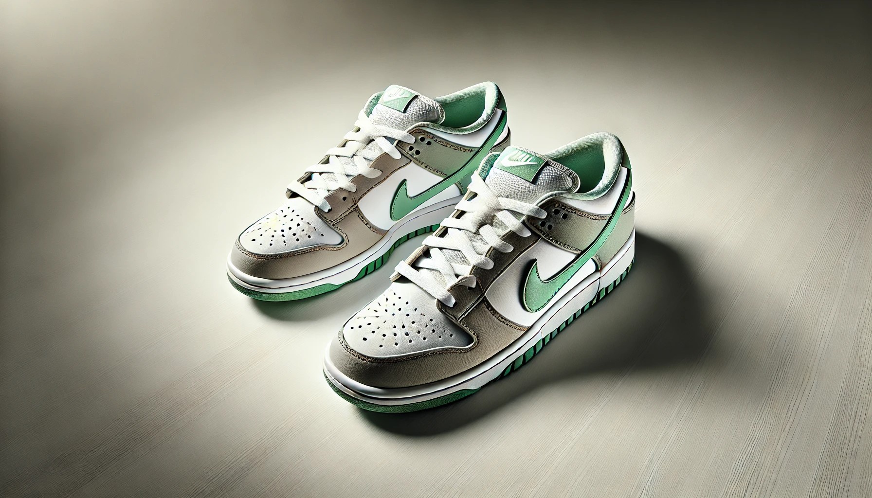 Dunk low next nature white mint široko